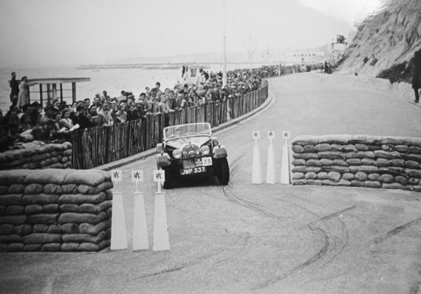Dr W Steel on the 1951 RAC Rally